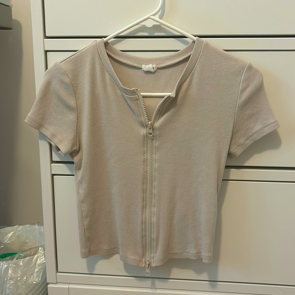 Zip up T Shirt
